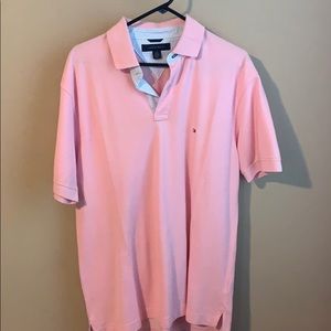 Tommy Hilfiger polo light pink sz L men